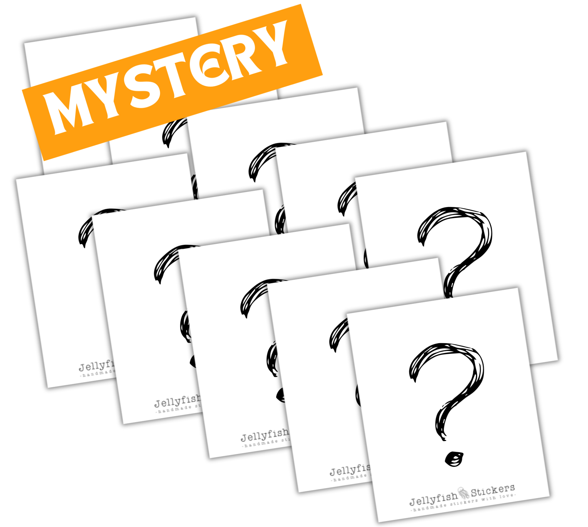 Mystery Mini Sticker Bundle - 10 Mini Stickerbögen